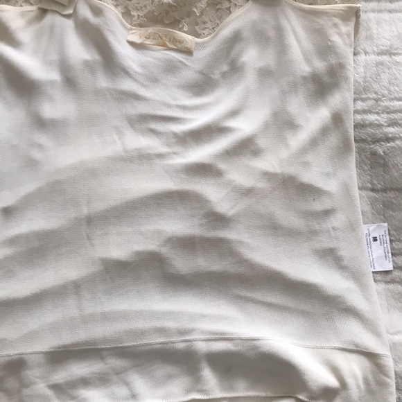 Valentino Ivory lace with draped like strips - sexy low neck - Picture 7 of 9